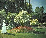 Claude Monet Jeanne-Marguerite Lecadre in the Garden Spain oil painting reproduction